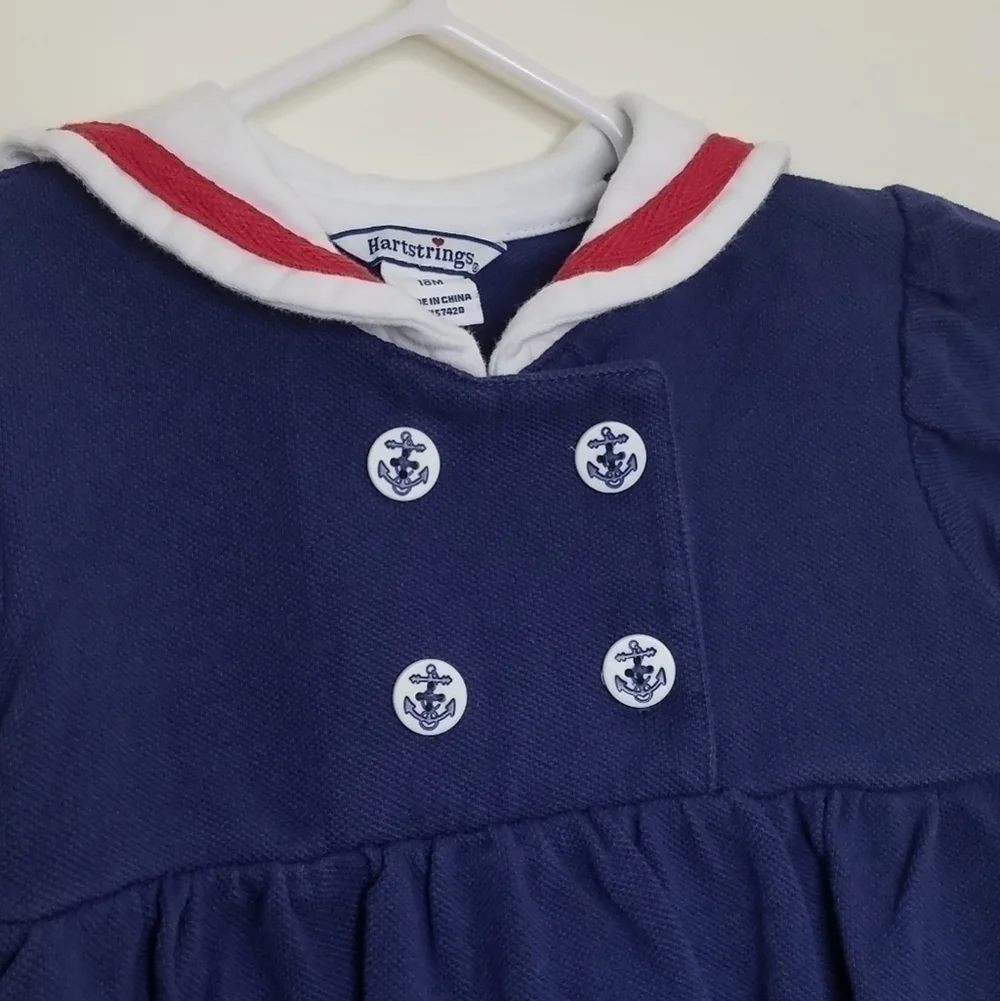 Hartstrings Anchor Sailor Dress 18m